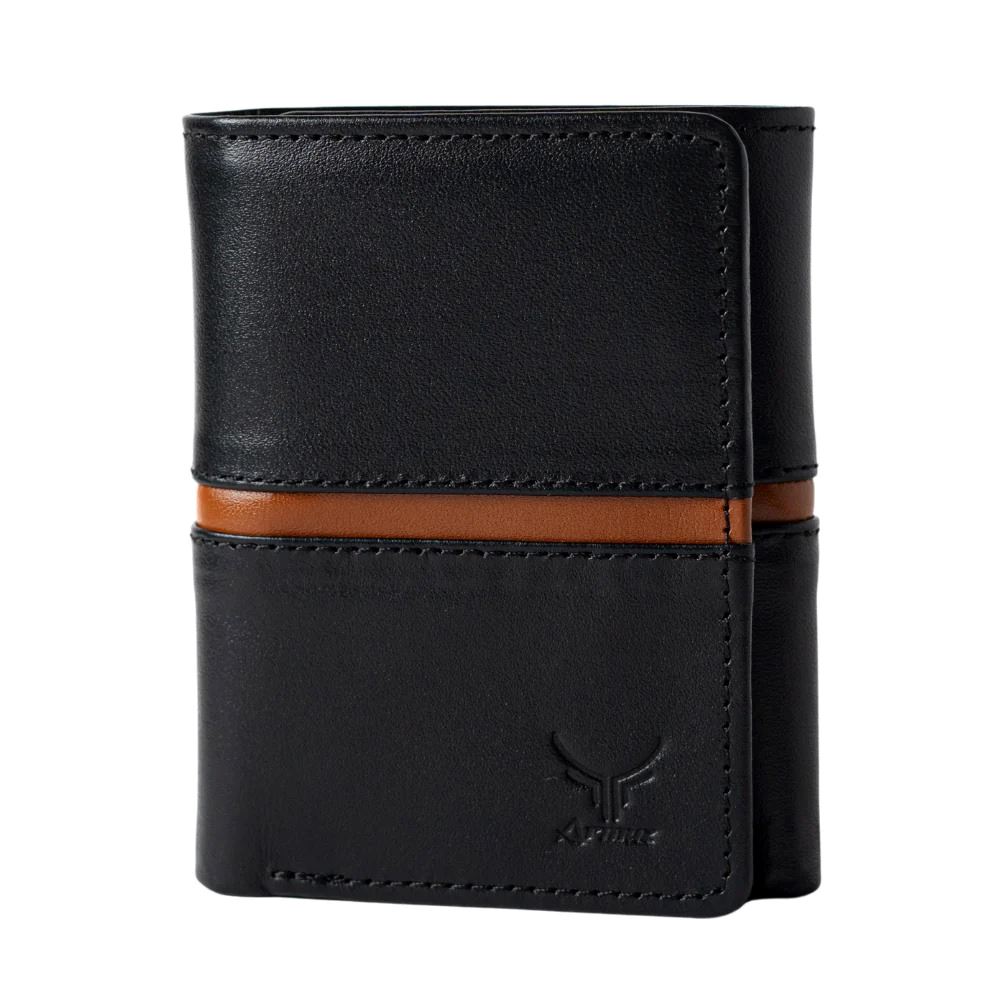 Billetera de Cuero Vacuno de Tres Cuerpos Novi AR19